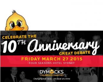 2015 Dymocks Childrens Charities 10th Anniversary Great Debate