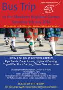 Aberdeen Highland Games Bus Trip - For Westpac Rescue Helicopter Service