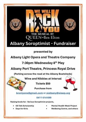 May 08 Albany Soroptimists : Fundraiser