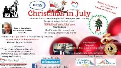 Christmas in July at the Races Flyer