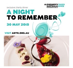 Support A Night to Remember Dinner May 30 for Alzheimer&#039;s Australia VIC