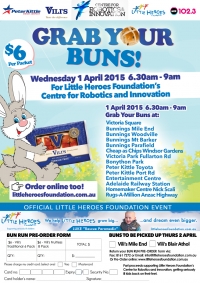 Grab Your Buns for Little Heroes Foundation - Across Adelaide