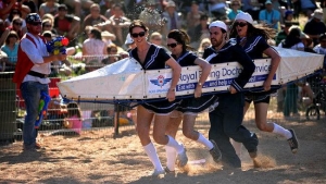 August 20 Rotary Henley-on-Todd Regatta At Alice Springs