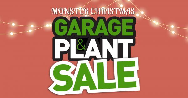 Monster Christmas Garage & Plant Sale Saturday 16 November