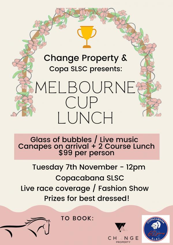 Melbourne Cup Luncheon at Copacabana Surf Life Saving Club