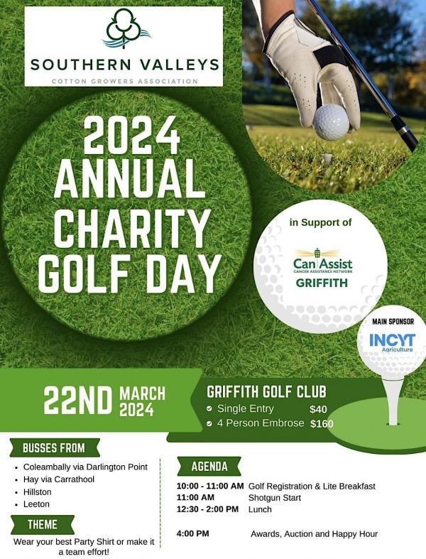 Southern Valleys Cotton Growers 2024 Charity Golf Day