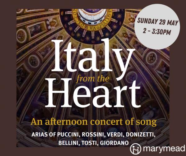 Marymeads Italy from the Heart Concert