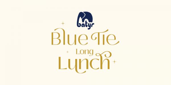 batyrs Blue Tie Long Lunch