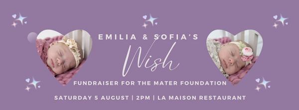 Emilia & Sofia’s Wish : A Fundraiser for Continued TTTS Research