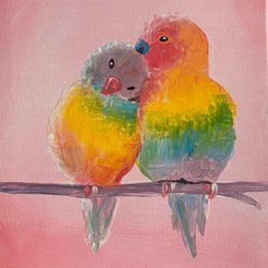 Paint & Sip: Love Birds