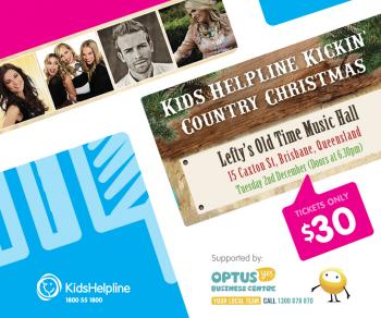 Kids Helpline Kickin Country Christmas - Brisbane