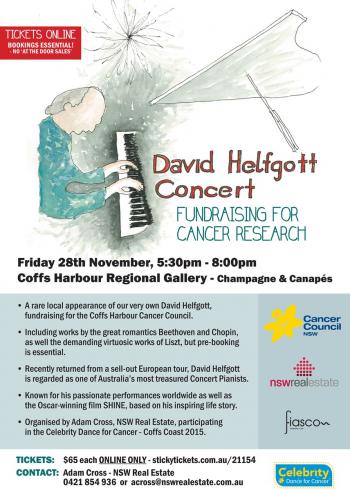 David Helfgott - Cancer Council Fundraiser Performance - Coffs Harbour NSW