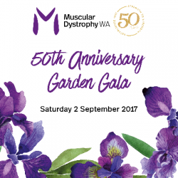 Muscular Dystrophy WA 50th Anniversary Garden Gala