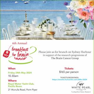 May 24 6th Annual Breakfast for Brain Cancer