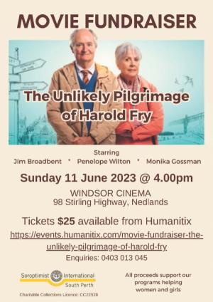 Movie Fundraiser: The Unlikely Pilgrimage of Harold Fry