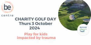 Be Centre Charity Golf Day : New Date!