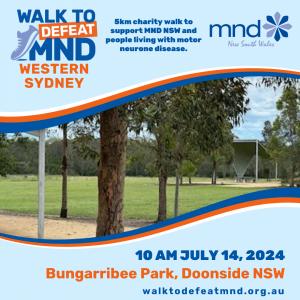 Jul 14 Walk to Defeat MND Western Sydney