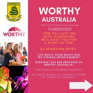 RCFC & Worthy Australia  Fundraising night