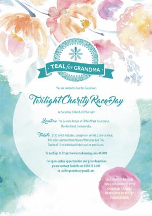 Teal for Grandma Twilight Charity Race Day