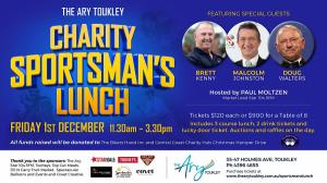 Charity Sportsmans Lunch : Individual Tickets