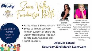 Swan Valley Fundraiser Raffle for Youth Mental Health