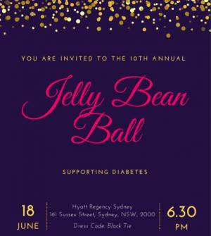 Jun 18 2022 SYDNEY Jelly Bean Ball Invitation & Registration – Saturday 18th June 2022  – Diabetes – Innovation – Management