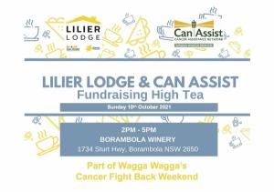 Lilier Lodge & Can Assist Fundraising High Tea