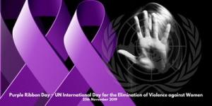 PURPLE RIBBON DAY - Elimination of Violence Against Women