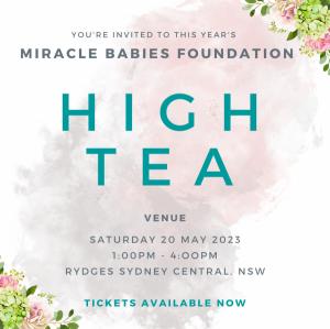 Miracle Babies Foundation : NSW Charity High Tea