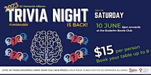 2023 QUIZ Night : Fundraiser for the Sunshine Coast Dementia Alliance