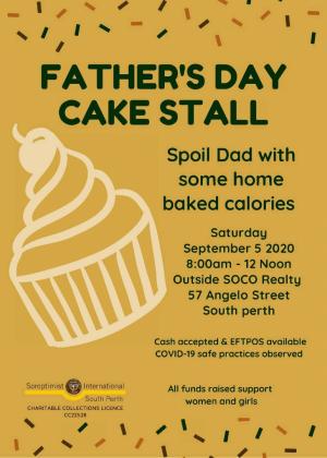 Fathers Day Cake Stall