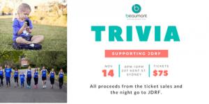 Beaumont Peoples Trivia Fundraising Night to Support JDRF