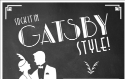 Sock it in Gatsby Style!