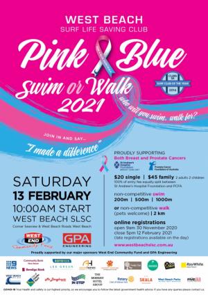 Pink & Blue Swim Walk