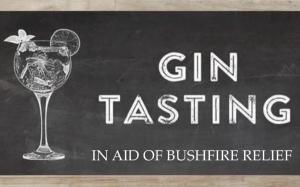 Gin Tasting in support of Bushfire relief