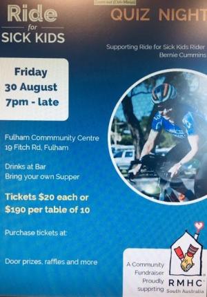 Quiz Night Supporting Ride for Sick Kids