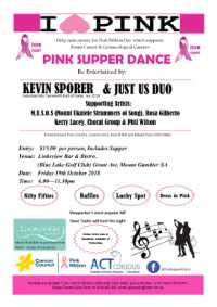 Pink Supper Dance Fundraiser