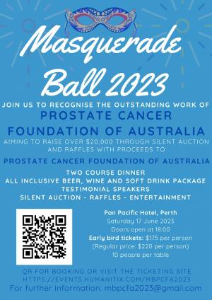 Masquerade Ball : raising funds for Prostate Cancer Foundation of Australia