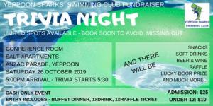 Trivia Night Fundraiser - Hosted By Yeppoon Sharks Swim Club