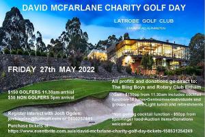 David McFarlane Charity Golf Day 2022