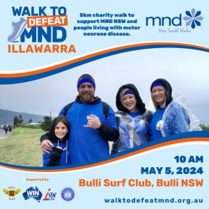 May 05 Walk to Defeat MND Illawarra