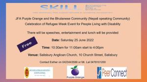 Celebration of Refugee Week for People Living with Disability