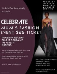 Perth Homeless Support Group & Cancer Council Mothers Day Fashion Show