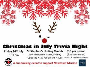 Christmas in July Trivia Night