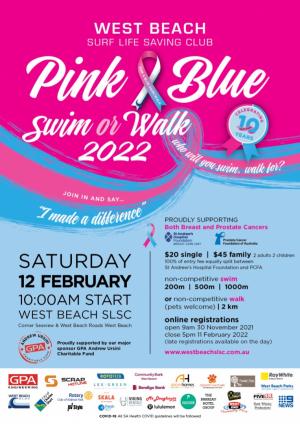 Feb 12 Pink & Blue SwimWalk 2022
