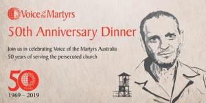 VOICE OF THE MARTYRS AU 50th Anniversary Dinner, Sydney NSW