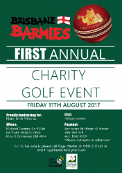 Brisbane Barmies Charity Golf Day
