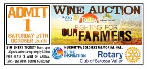 Rotary Drought Relief Wine Auction