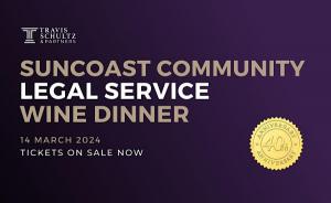 Suncoast Community Legal Service Wine Dinner 2024