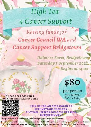 High Tea 4 Cancer Support